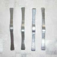 4 броя ретро каишки за часовник нерж сталь, снимка 8 - Каишки за часовници - 10789053