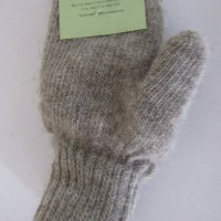 Машинно плетени детски ръкавици от вълна от як с един пръст,, снимка 5 - Шапки, шалове и ръкавици - 23022179