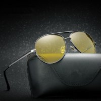 Полароидни мъжки слънчеви очила и очила за нощно каране, снимка 12 - Слънчеви и диоптрични очила - 9757511
