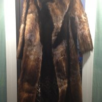 Палто от ондатра - една от най-ценните кожи в света, снимка 1 - Палта, манта - 19667685