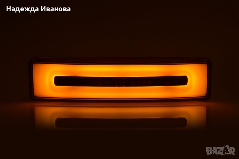 1 бр. ЛЕД НЕОН габарит за таван кабина за Scania R/P/G серии., снимка 1