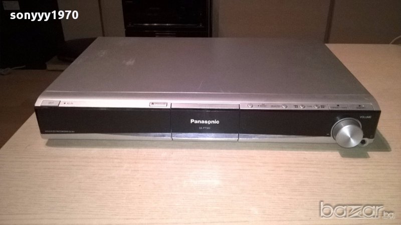 Panasonic sa-pt560 dvd/usb/hdmi/ipod/optical 6 chanel receiver-ch, снимка 1