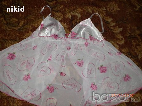 секси дамска пижама 2 части нощница, снимка 1