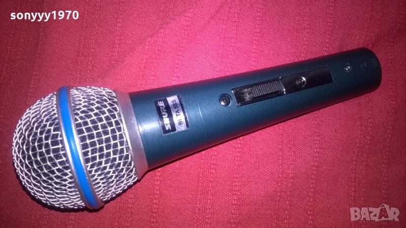 shure beta sm58s-вокален микрофон-внос швеицария, снимка 1