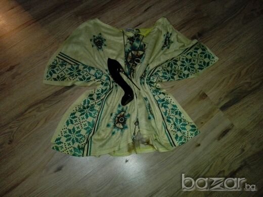 Интересна жълта блуза Лалето, снимка 1