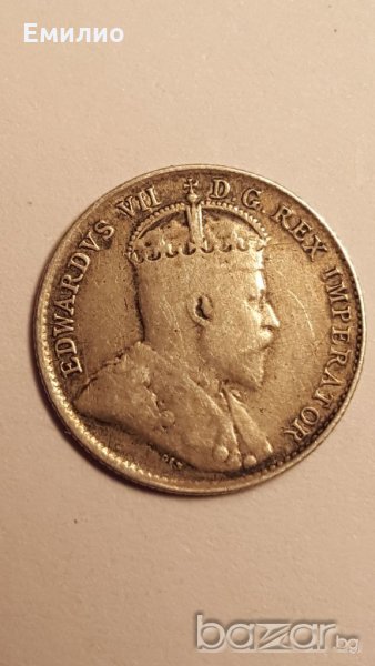 Rare. 5 CENTS 1907 CANADA, снимка 1