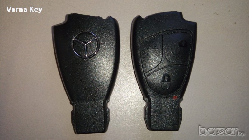 Кутийка за ключ с 3 бутона за Мercedes / Мерцедес, снимка 1