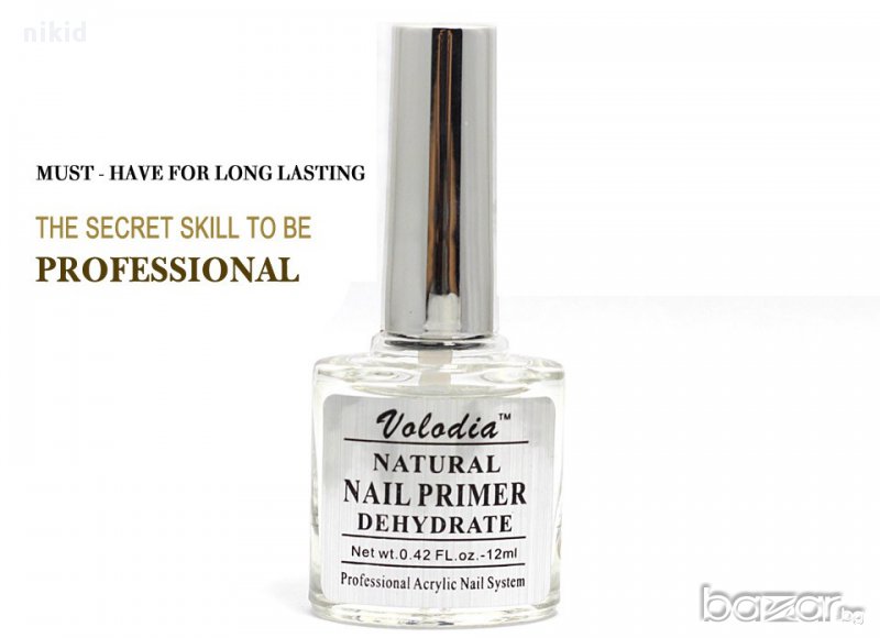 volodia ОБЕЗМАСЛИТЕЛ ЗА НОКТИ PRIMER UV gel за нокти маникюр, снимка 1