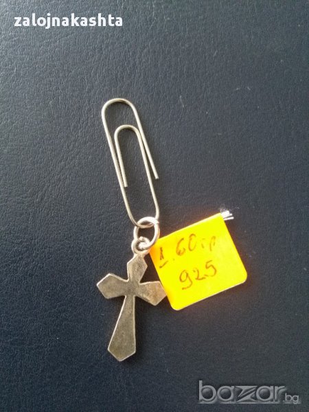 Сребърен кръст 1,60гр, снимка 1