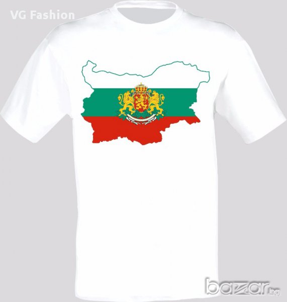 България Българска Карта Герб Bulgarian Map Flag Arms Bulgaria Тениска Мъжка/Дамска S до 2XL, снимка 1