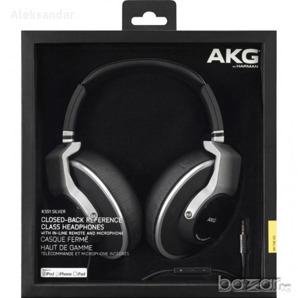 Нови Слушалки AKG K551 Hifi Headphones, снимка 1