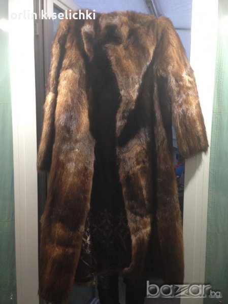 Палто от ондатра - една от най-ценните кожи в света, снимка 1