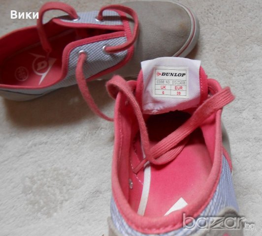 Дамски спортни обувки , гуменки на Dunlop, снимка 5 - Кецове - 21141279