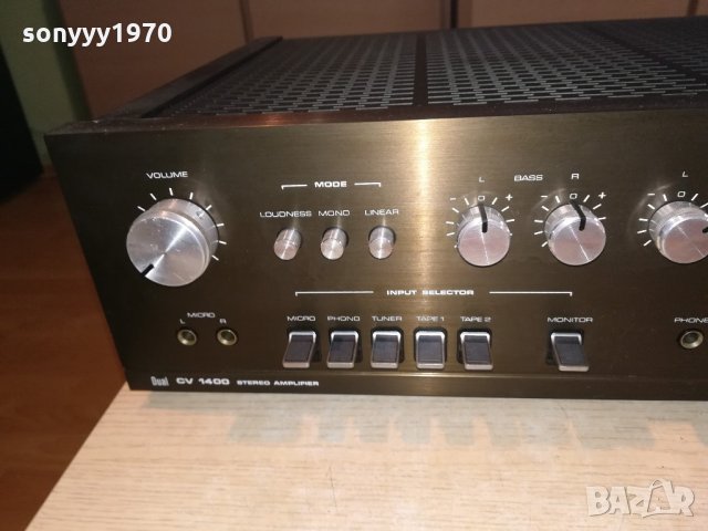 dual stereo amplifier-made in germany-внос швеицария, снимка 5 - Ресийвъри, усилватели, смесителни пултове - 21492258