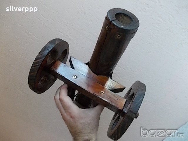  Дървен топ , снимка 7 - Антикварни и старинни предмети - 19591006