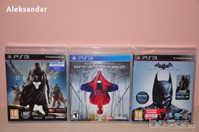 Нови игри ps3 Spiderman,Batman,destiny,спайдърмен,батман,пс3, снимка 1 - Игри за PlayStation - 11421122