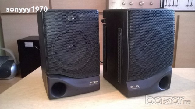 Aiwa 2 way speaker system 2бр-22х16х14см-внос швеицария, снимка 8 - Тонколони - 17832025