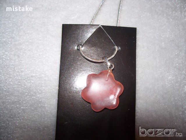 цвете Карнеол, снимка 3 - Колиета, медальони, синджири - 12944520