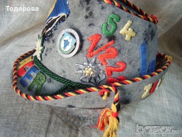 Немска трофейна шапка , снимка 3 - Антикварни и старинни предмети - 19805152