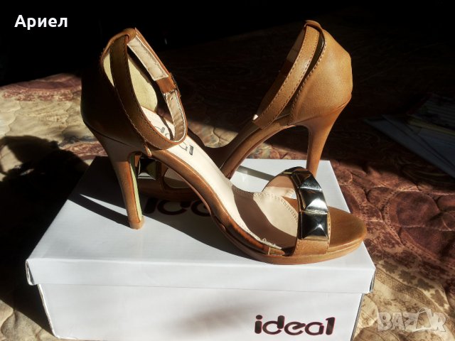 Нови сандали на ток, снимка 1