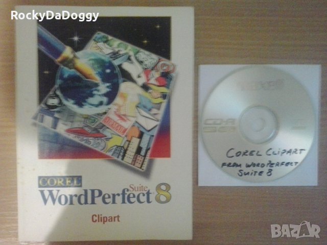 Corel Clipart from WordPerfect 8 Suite Pro + Official Guide, снимка 1 - Специализирана литература - 23746949