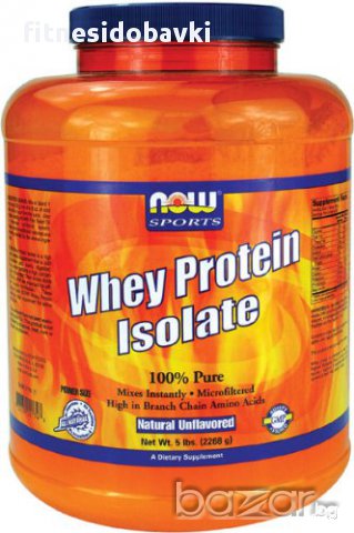 NOW Whey Protein Isolate, 2268 грама, снимка 1 - Хранителни добавки - 8968421