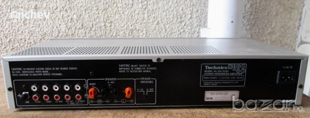 ★ █▬█ █ ▀█▀ ★ TECHNICS SU-Z250 – Сребрист красавец стерео усилвател от слим серията на фирмата. , снимка 6 - Ресийвъри, усилватели, смесителни пултове - 18991627