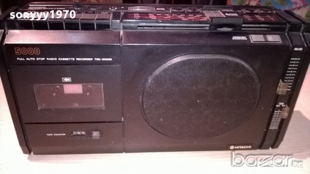 hitachi trk-5000e-made in japan stereo cassette recorder-внос швеицария, снимка 1