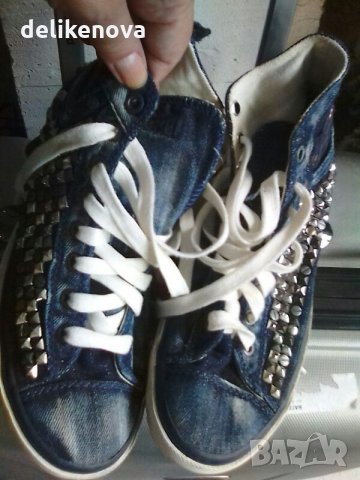 Diesel. USA Original. Size 38 Много яки кецове от деним, снимка 10 - Кецове - 25920194