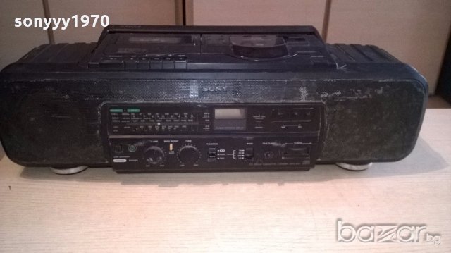 sony cdf-60l made in japan-за ремонт за части-внос швеицария, снимка 4 - Ресийвъри, усилватели, смесителни пултове - 18346387