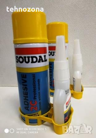 Двукомпонентно цианоакрилатно лепило с активатор, Soudal Белгия, снимка 2 - Лепила и силикон - 23739323