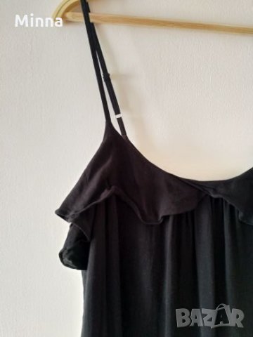 Черна лятна рокля размер M, снимка 2 - Рокли - 24800730