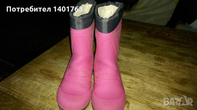 Гумени ботуши с дебела вата