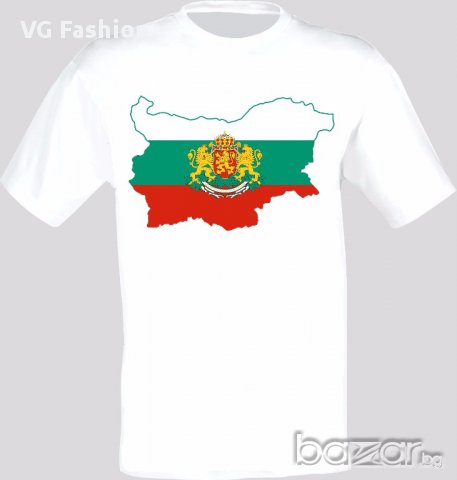 България Българска Карта Герб Bulgarian Map Flag Arms Bulgaria Тениска Мъжка/Дамска S до 2XL, снимка 1