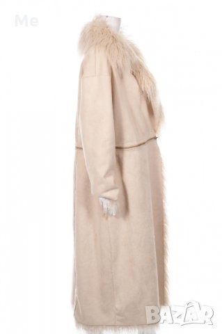 Elisabetta Franchi НОВО дамско палто ХЛ имитация на кожа, с цип, снимка 3 - Якета - 25061108