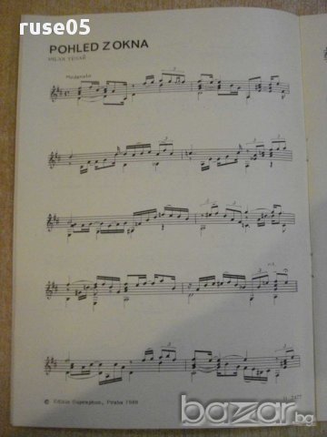 Книга"Album deseti skladeb pro sólovou kytaru-M.Tesar"-22стр, снимка 4 - Специализирана литература - 15892061