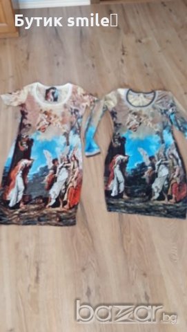 Рокля d&g къс ръкав, снимка 3 - Рокли - 19619284