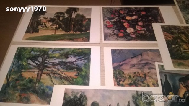 Paul cezanne-21/15см колекция от 16броя, снимка 11 - Антикварни и старинни предмети - 16196335
