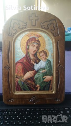 Икона Богородица пътеводителка, снимка 6 - Други ценни предмети - 24263227