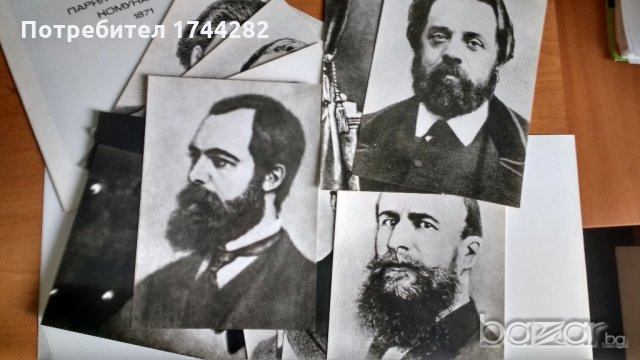 Албум- "Геройте на Парижката Комуна", снимка 2 - Антикварни и старинни предмети - 18906060