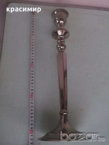 голям свещник -43 см., снимка 2 - Декорация за дома - 18978328