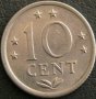 10 цента 1971, Холандски Антили, снимка 1 - Нумизматика и бонистика - 25328570