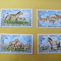  Сет марки Диви коне, Монголия, 1986, ново,, снимка 1 - Филателия - 22377286