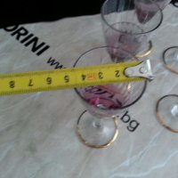 Ретро стъклени чаши чашки  53г, снимка 4 - Антикварни и старинни предмети - 24738338