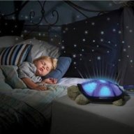 Костенурка нощна лампа проектираща звездно небе, снимка 2 - Музикални играчки - 12835370