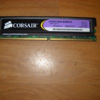 9.Ram DDR2 675 Mz,PC2-5400,1Gb,CORSAIR, снимка 1 - RAM памет - 7898946
