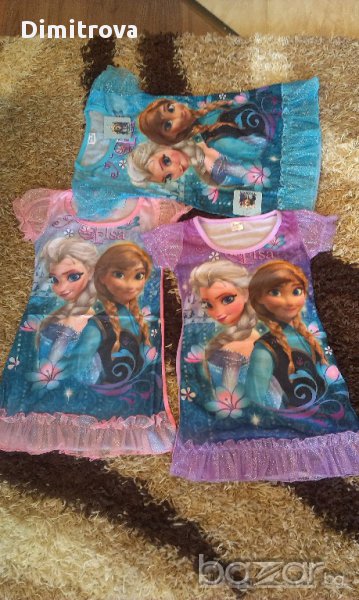 ТОТАЛНА РАЗПРОДАЖБА Рокля с Елза и Анна от Замръзналото кралство, снимка 1