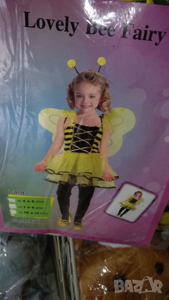 Нови! Костюм на пчела с дантелена рокля.Различни размери..., снимка 1