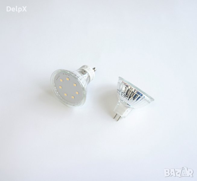 Лампа луничка LED енергоспестяваща тип JCDR с цокъл Gx5,3 220V 3W, снимка 1