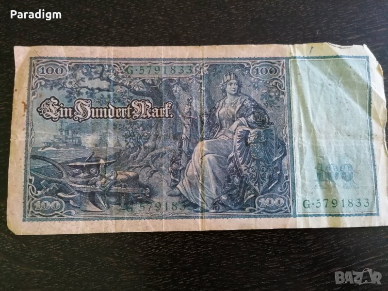 Райх банкнота - Германия - 100 марки | 1910г., снимка 1